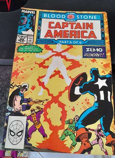 Captain America#362 Mid November 1989