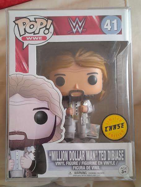 Million Dollar Man Ted Dibiase Funko Pop! Chase with free pop protector