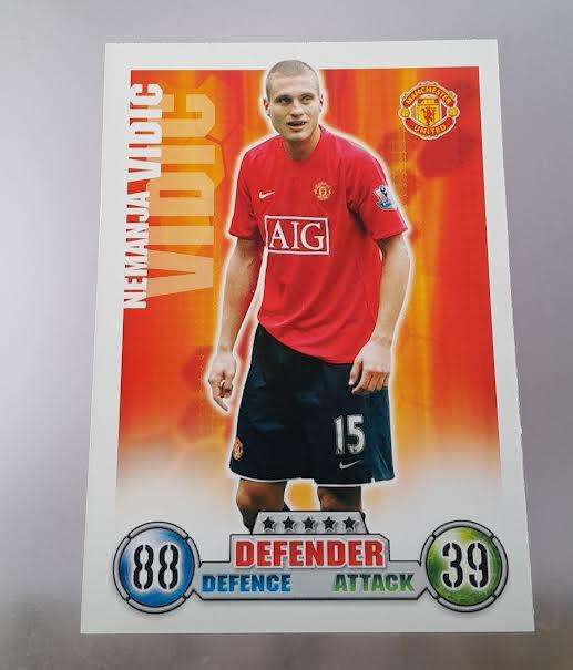 Topps Match Attax Manchester United 2007(6 Cards)