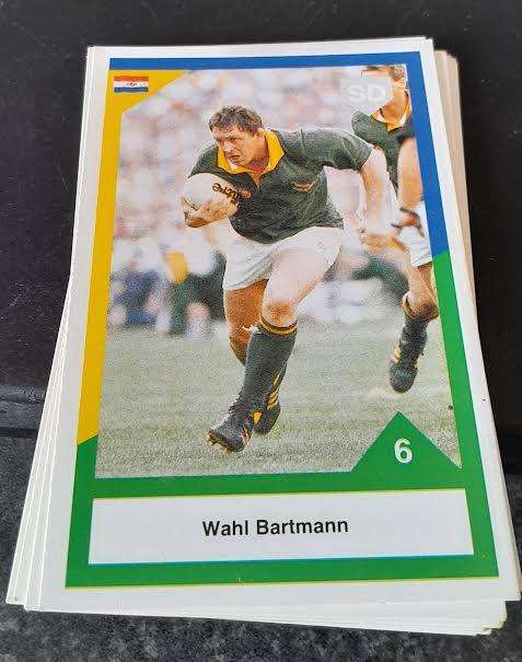 Sports Deck Rugby Card Springboks South Africa vs New Zealand 1992(13 cards)