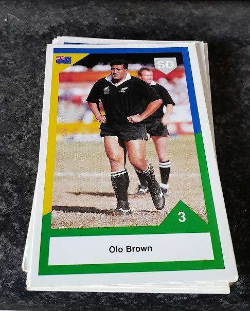 Sports Deck Rugby Cards All Blacks New Zealand vs South Africa