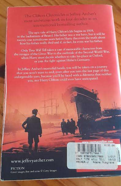 Only time will tell-Jeffrey Archer