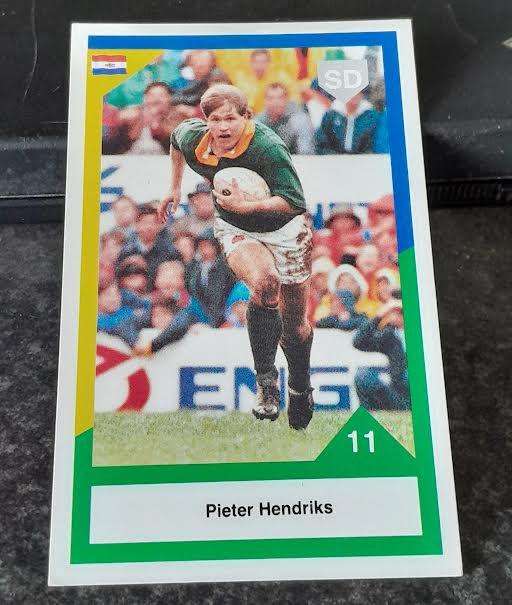 Sports Deck Rugby Card Pieter Hendriks