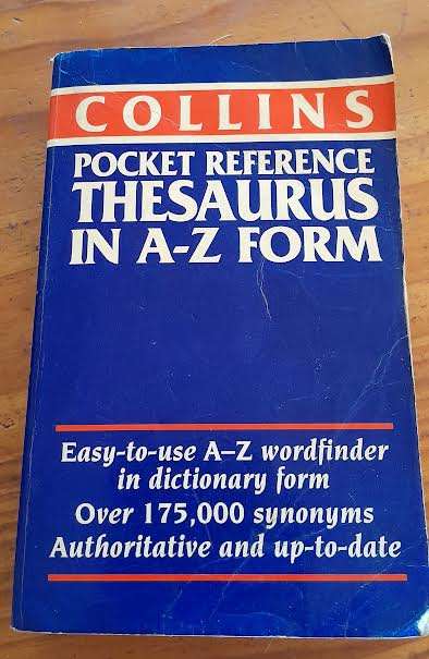 Pocket Reference Thesaurus in A-Z Form-Collins