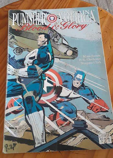 The Punisher&Captain America Blood&Glory Book 3 of 3.