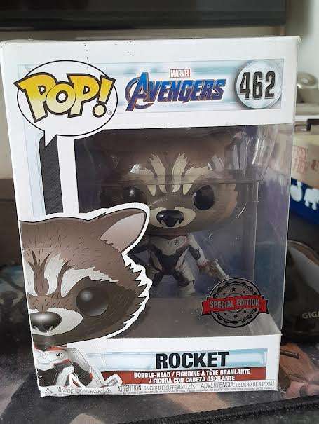Rocket Funko Pop! Damaged