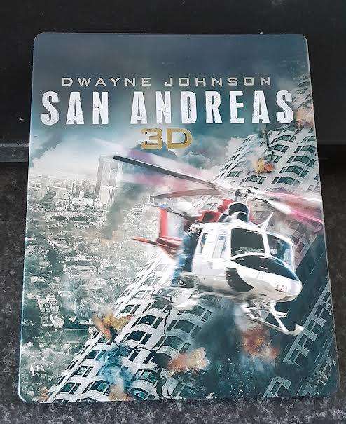 San Andreas Steelbook Bluray 2D+3D