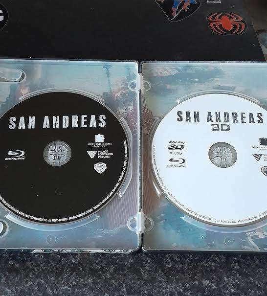 San Andreas Steelbook Bluray 2D+3D