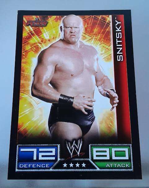 Topps Slam Attax Snitsky