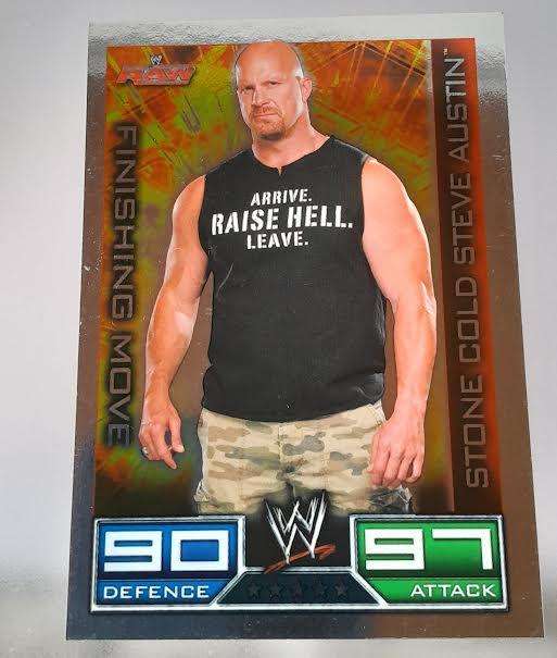 Topps Slam Attax Stone Cold Steve Austin Finishing Move