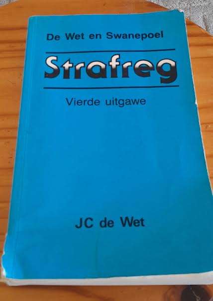 Strafreg 4th edition-De Wet en Swanepoel