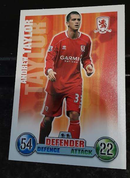 Topps Match Attax Andrew Taylor