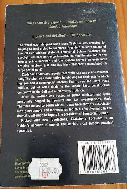 Thatcher's Fortunes-Mark Hollingsworth & Paul Halloran