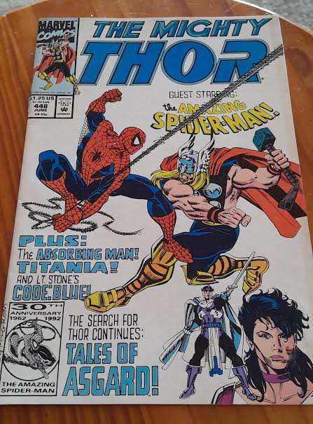 The Mighty Thor comic#448 June 1992