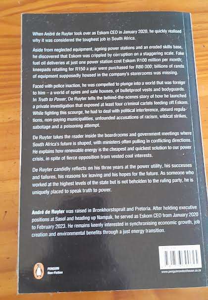Truth to Power-Andre De Ruyter