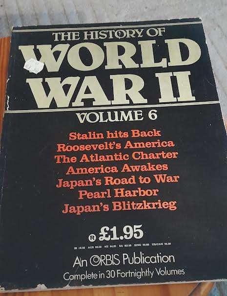 The History of World War II Volumes 1,4,5,6 magazines.