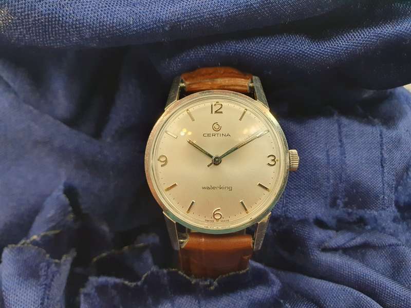 Vintage Stainless Steel Certina Waterking
