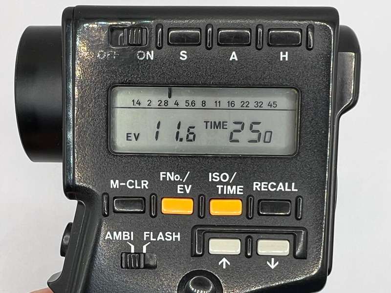 Well-Used Minolta Spotmeter F Light Exposure Spot Meter From JAPAN