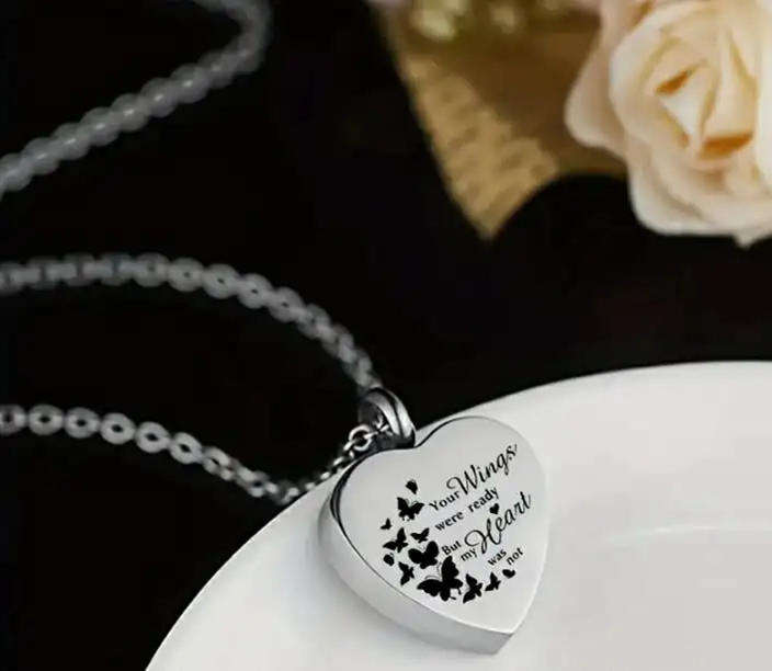 Memorial keepsake Urn Necklace With pendant