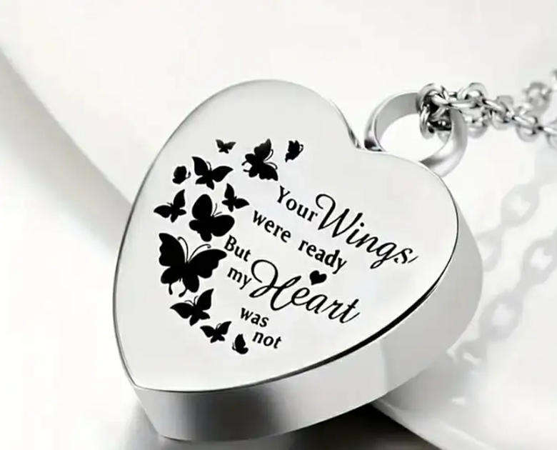 Memorial keepsake Urn Necklace With pendant