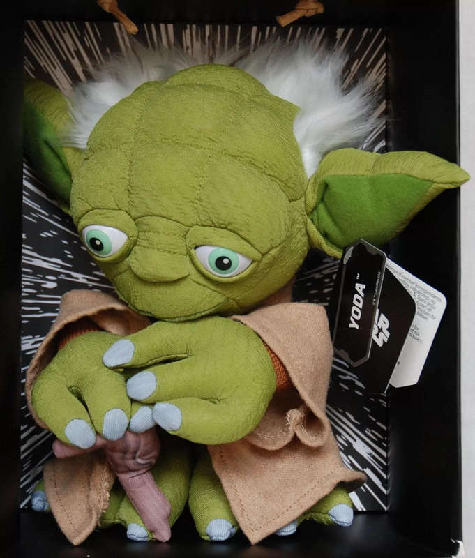 Disney Star Wars Yoda Jedi 25cm Plush Doll Figure - 2017 Box - Rare
