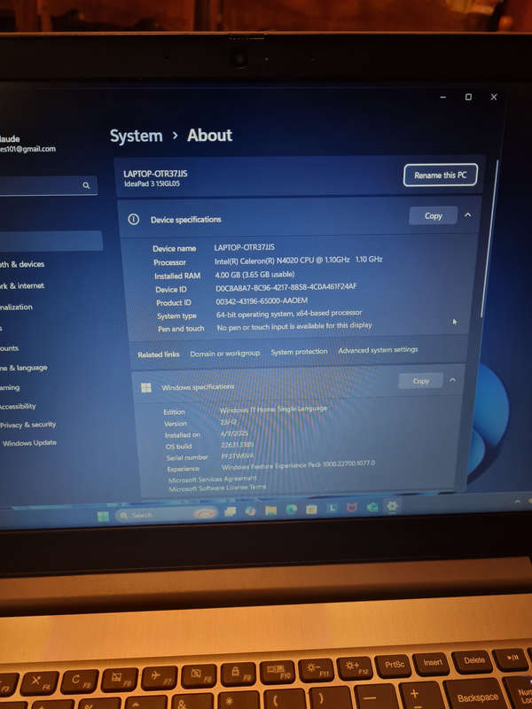 Lenovo IdeaPad 3  Excellent Condition
