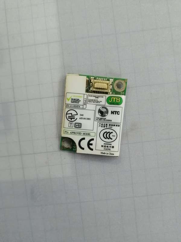 (D)TOSHIBA GASTEWAY MDC003/A8A D40 56K LAPTOP MODEM