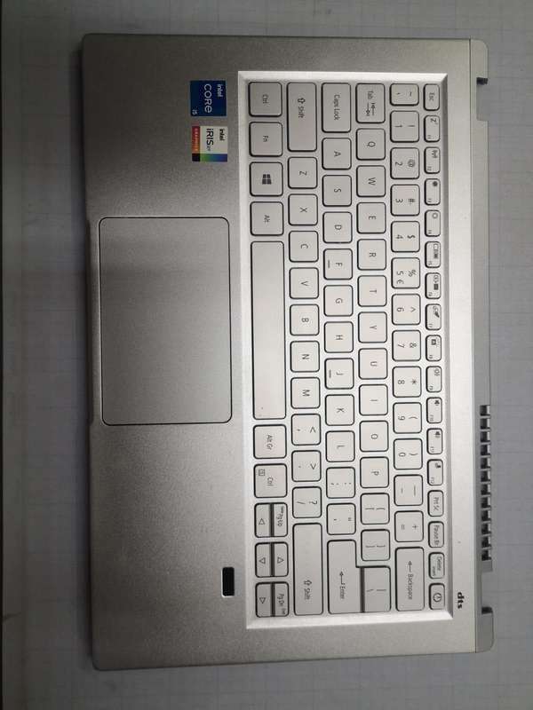 AM3K9000 original Acer keyboard incl. topcase DE  silver/silver