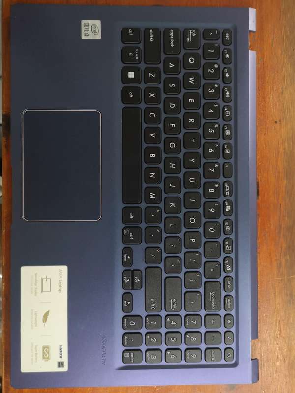 Palmrest upper case with keyboard Laptop, Asus, VivoBook 15 X1500E, X1500EA,blue 13NB0SR3P04015.3