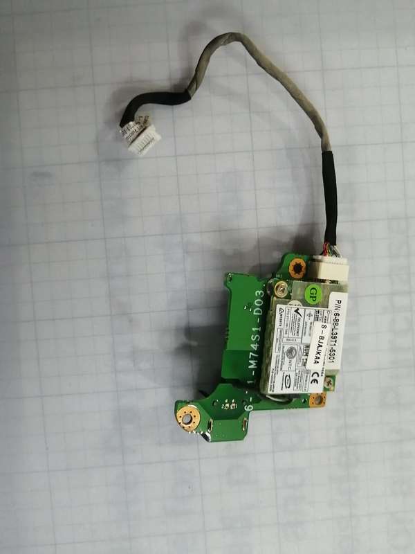 (D)Clevo M760S Ethernet Port Board with Modem 6-71-M74S1-D03