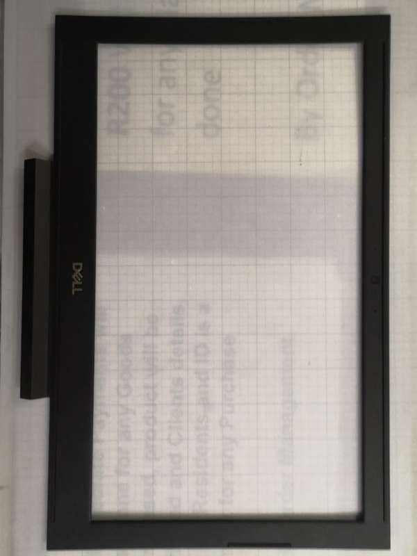 Dell Inspiron 15 7577 15.6" LCD Back Front Trim Bezel HMH4N HUB 02
