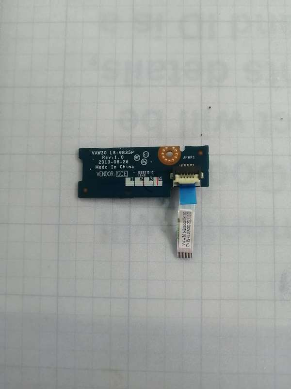 (D)Dell Latitude E5440 Power Button Circuit Board & Cable IVC03bVAW30 LS-9835P