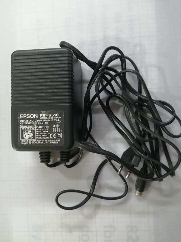 (D)Epson PB-6510 M34PB Receipt printer Power Supply Adapter PB6510
