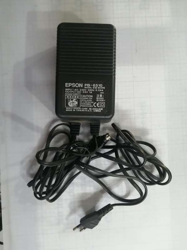 (D)Epson PB_6510 M34PM Receipt Printer Power Supply Adapter PB6510