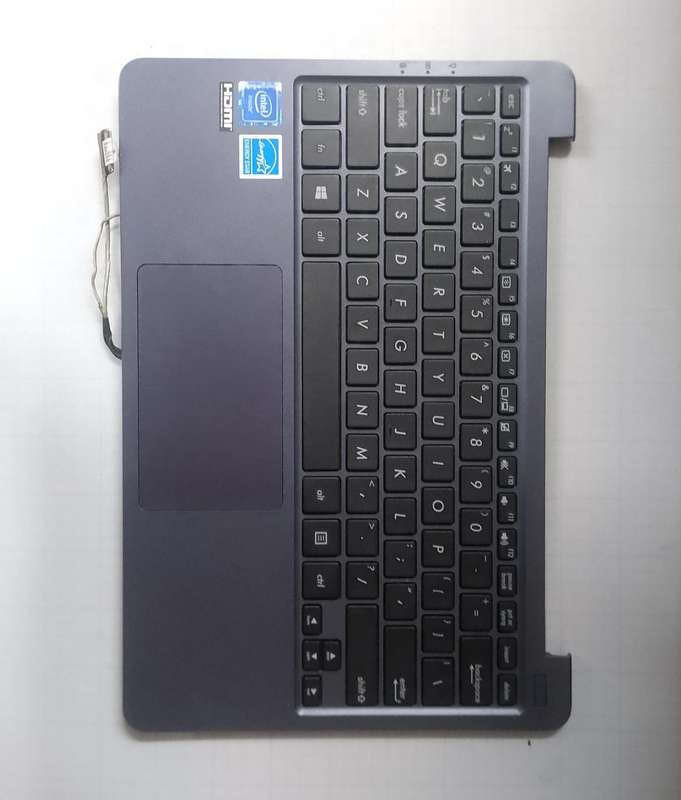 (D)Asus VivoBook E203MA Series Blue Laptop Top Case Keyboard Palmrest Touchpad Assembly 39XKCTCJN10