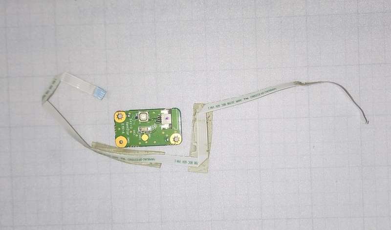 (D)Power Start Button Board 6-71-M74SS-D03 Ribbon Cable Clevo One M765SU