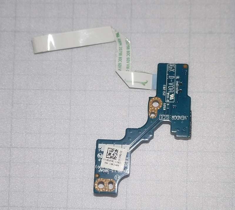 (D)Power Button Wifi Board H572N LS-380AP - Dell Latitude E6400 14.1"