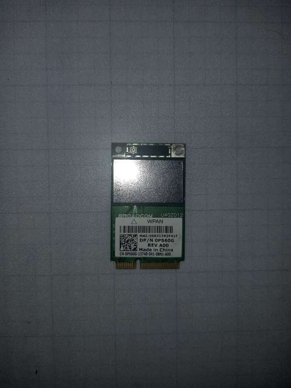 (D)Dell Wireless 370 Bluetooth Card Module 0P560G Latitude