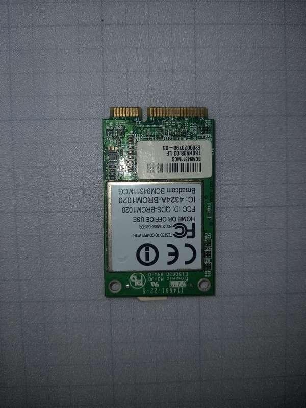 (D)Dell  BCM4311 DW1390 PC559 0PC559 Mini PCI-E Wireless WIFI Card BCM94311MCG