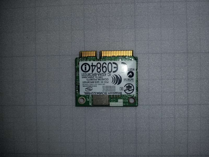 (D)DW1510 BCM94322HM8L Band 300mbps Mini PCI E Network Card for Dell