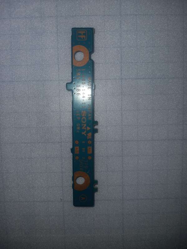 (D)Power button and LED indication board TPB-SAV0 1-865-144-11 SWX-186 1-865-144-11 Sony Vaio