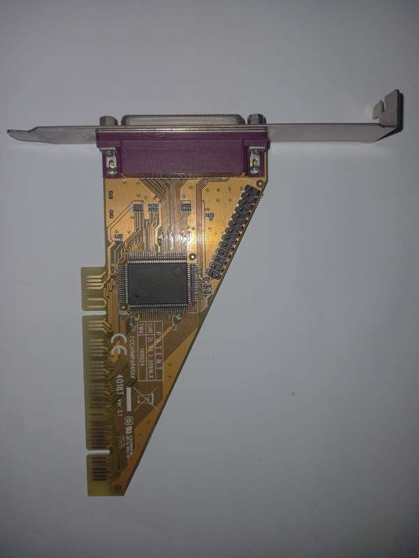 (D)Sunix 4008T Ver2.3 PCI Parallel Port Card FCC: H9MPAR40XX