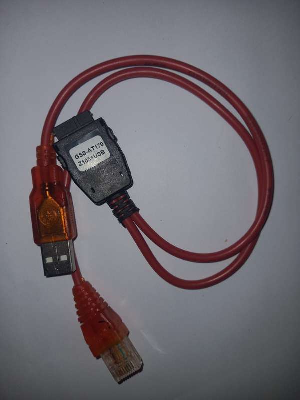 (D)1 pcs of unlocking cable for Samsung GSS-AT705-Z105+USB.