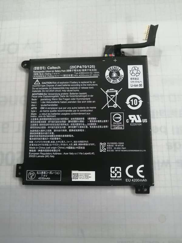 (D)Acer 2ICP4/70/125 2 Cell Laptop Battery