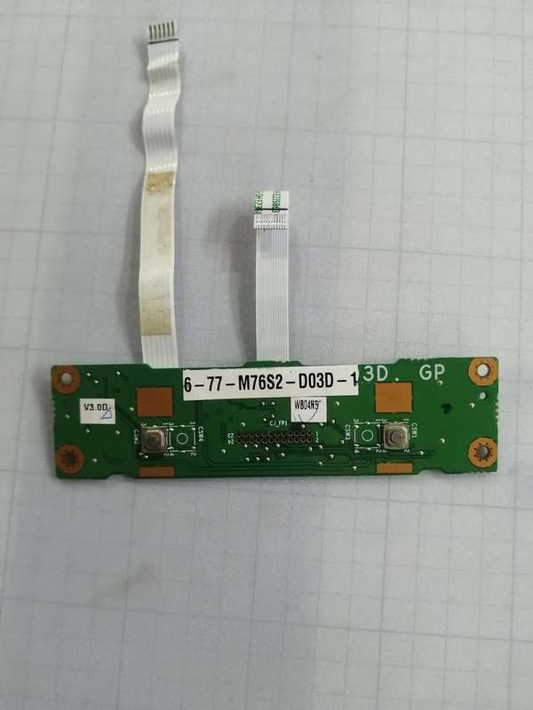 (D)Clevo M765T Touchpad Mouse Buttons Board 6-71-M76S2-D03D