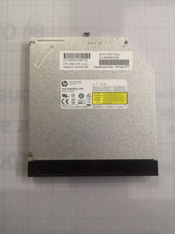 HP Lite-on DU-8A6SH111B UltraSlim DVD-RW Drive
