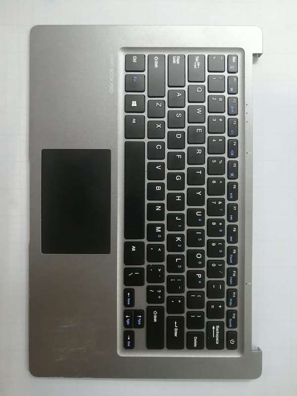 (D)Laptop Palmrest & keyboard for Connex Swift Book Pro Silver Top AMR9462
