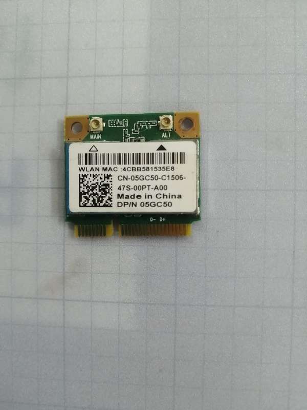 (D)Dell Mini PCI Express NSPIRON 3000 15-3542 15.6" WIRELESS WIFI CARD 05GC50 CN-05GC50