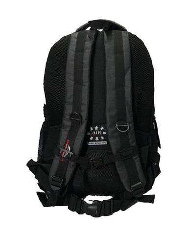 Camel Mountain Laptop Backpack - Black & Grey