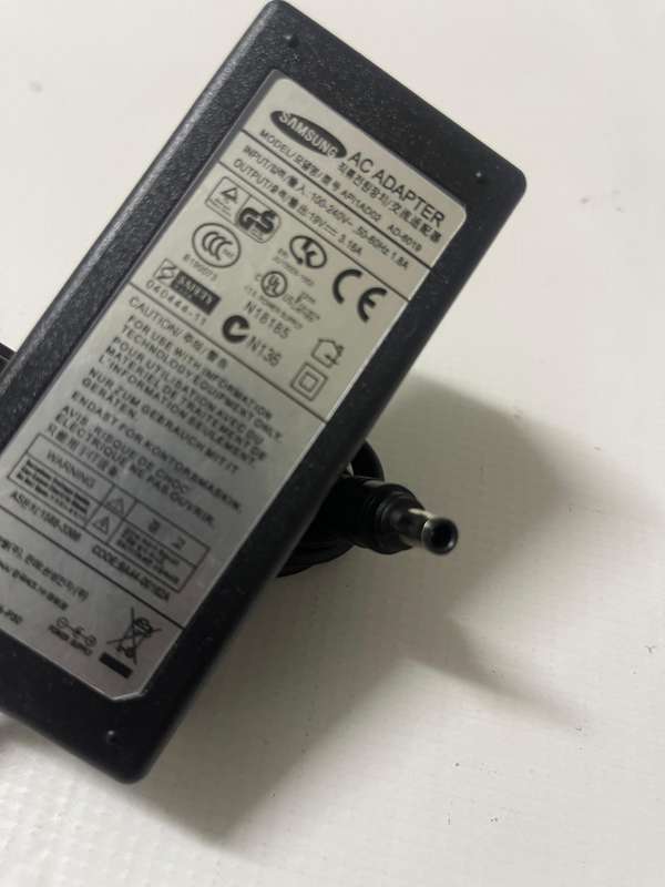 Samsung Laptop Charger 19V 3.16A (5.0mm Pin) 60W